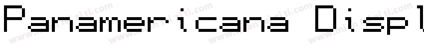 Panamericana Display字体转换